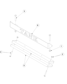 Part Location Diagram of 02000453 Cub Cadet Rear Bumper Plate